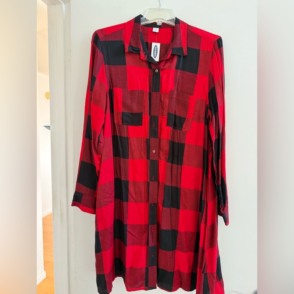 Old Navy buffalo plaid shirt